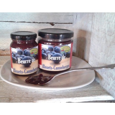 Blueberry and cranberry butter